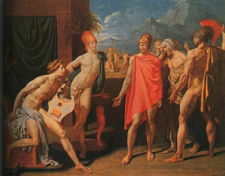 Jean-Auguste Dominique Ingres The Ambassadors of Agamemnon in the Tent of Achilles Norge oil painting art